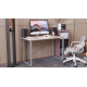 Компьютерный стол Ferrum-decor Дейв 75x120x60 серый ДСП Дуб Сан-Марино 16мм (FRD-102371) - фото 4