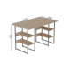 Компьютерный стол Ferrum-decor Карэн 75x120x60 серый ДСП Дуб Сан-Марино 16мм (FRD-102421) - фото 2