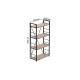 Етажерка 4/60 Ferrum-decor Серії Конект 120x60x28 чорний ДСП Дуб Сан-Марино 16мм (FRD-104237) - фото 3