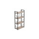 Етажерка 4/60 Ferrum-decor Серії Конект 120x60x28 чорний ДСП Дуб Сан-Марино 16мм (FRD-104237) - фото 2