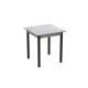 Стіл кухонний Ferrum-decor Агата 75x70x70 Чорний ДСП Бетон 16мм (FRD-105557) - фото 2