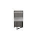 Стіл книжка з етажеркою Практик 1 Ferrum-decor 1200x640x990 Чорний метал ДСП Бетон 16 мм (FRD-104617) - фото 3