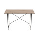 Стол письменный Line Лайт Ferrum-decor 75x100x50 Черный металл ДСП Дуб Сан-Марино 16 мм (FRD-104837) - фото 5
