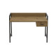 Письмовий стіл Ferrum-decor Комфорт 75x100x60 Чорний метал ДСП Дуб Артизан 32 мм (FRD-103427) - фото 3