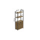 Етажерка 3/60 Ferrum-decor Серії Конект із тумбою 144x60x28 Чорний ДСП Артизан (FRD-104447) - фото 3