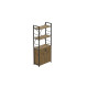 Етажерка 3/60 Ferrum-decor Серії Конект із тумбою 144x60x28 Чорний ДСП Артизан (FRD-104447) - фото 2