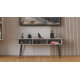 Тумба під телевізор Кентукі Ferrum-decor 45x139x38 Чорний метал ДСП Бетон 16 мм (FRD-106727) - фото 8