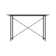 Стіл письмовий Line Лайт Ferrum-decor 75x120x60 Чорний метал ДСП Біле 16 мм (FRD-104857) - фото 4