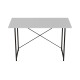 Стіл письмовий Line Лайт Ferrum-decor 75x120x60 Чорний метал ДСП Біле 16 мм (FRD-104857) - фото 5
