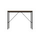 Стол письменный Line Тайм Ferrum-decor 75x100x50 Черный металл ДСП Дуб Сонома 16 мм (FRD-104867) - фото 2