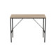 Стол письменный Line Тайм Ferrum-decor 75x100x50 Черный металл ДСП Дуб Сонома 16 мм (FRD-104867) - фото 5