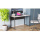 Стол письменный Майк Ferrum-decor 75x100x60 Черный металл ДСП Бетон 16 мм (FRD-106507) - фото 3