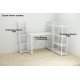 Етажерка 4/34 Ferrum-decor Серії Конект 120x34x28 білий ДСП Біле 16мм (FRD-104277) - фото 6