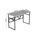 Стол письменный Раян Ferrum-decor 75x120x60 Черный металл ДСП Бетон 16 мм (FRD-106477) - фото 5