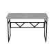 Стол письменный Раян Ferrum-decor 75x120x60 Черный металл ДСП Бетон 16 мм (FRD-106477) - фото 4