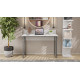 Письменный стол Ferrum-decor Скай 75x140x70 серый ДСП Белое 16мм (FRD-101581) - фото 5