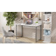 Письменный стол Ferrum-decor Скай 75x120x70 серый ДСП Белое 16мм (FRD-101571) - фото 4