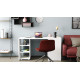 Стол-тумба трансформер Смарт 1/1 Ferrum-decor 750x1450x500 ДСП Белое 16 мм (FRD-105067) - фото 3