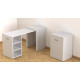 Стол-тумба трансформер Смарт 1/1 Ferrum-decor 750x1450x500 ДСП Белое 16 мм (FRD-105067) - фото 10