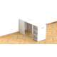 Стол-тумба трансформер Смарт 1/1 Ferrum-decor 750x1450x500 ДСП Белое 16 мм (FRD-105067) - фото 2