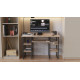 Письмовий стіл Ferrum-decor Скай 75x120x60 сірий ДСП Біле 16мм (FRD-101541) - фото 5