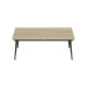 Стол трансформер журнальный Dandi Small Ferrum-decor 45x120(160)x60 Черный металл ДСП Дуб Сонома 16 мм (FRD-106788) - фото 10
