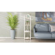 Етажерка 4/34 Ferrum-decor Серії Конект 120x34x28 білий ДСП Дуб Сан-Марино 16мм (FRD-104278) - фото 4