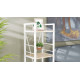 Етажерка 4/34 Ferrum-decor Серії Конект 120x34x28 білий ДСП Дуб Сан-Марино 16мм (FRD-104278) - фото 3