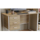 Письменный стол Ferrum-decor Гарри 75x120x70 белый ДСП Дуб Сонома 16мм (FRD-101002) - фото 2