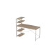 Компьютерный стол Ferrum-decor Джек 75x140x60 Белый ДСП ДСП Дуб Сан-Марино (FRD-104408) - фото 2