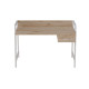 Письменный стол Ferrum-decor Комфорт 75x120x60 Белый металл ДСП Дуб Сан-Марино 32 мм (FRD-103458) - фото 2