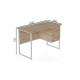 Компьютерный стол Ferrum-decor Гарри 75x120x60 белый ДСП Дуб Сан-Марино 32мм (FRD-104058) - фото 2