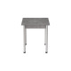 Стіл кухонний Ferrum-decor Агата 75x80x80 Білий ДСП Бетон 16мм (FRD-105558) - фото 4