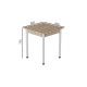 Стіл кухонний Ferrum-decor Агата 75x90x90 Білий ДСП Сан-Марино 16мм (FRD-105638) - фото 2
