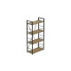Етажерка 4/60 Ferrum-decor Серії Конект 120x60x28 чорний ДСП Дуб Артизан 16мм (FRD-104238) - фото 2