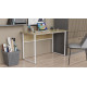Письменный стол Ferrum-decor Коди 75x100x60 белый ДСП Дуб Сонома 16мм (FRD-101182) - фото 3