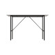 Стол письменный Line Тайм Ferrum-decor 75x120x50 Черный металл ДСП Белое 16 мм (FRD-104878) - фото 3