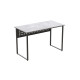 Стол письменный Майк Ferrum-decor 75x100x70 Черный металл ДСП Бетон 32 мм (FRD-106528) - фото 5