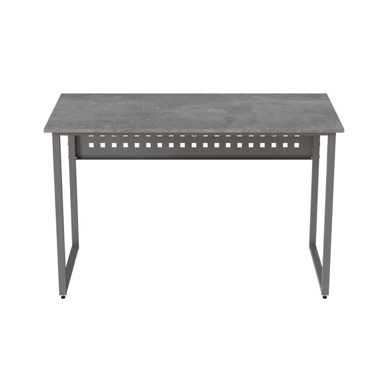 Стол письменный Майк Ferrum-decor 75x120x60 Серый металл ДСП Бетон 32 мм (FRD-106518)