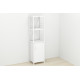Етажерка 3/34 Ferrum-decor Серії Конект із тумбою 144x34x28 Білий ДСП Біле (FRD-104428) - фото 3