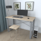 Письмовий стіл Ferrum-decor Драйв 75x140x60 Сірий метал ДСП Дуб Сонома 32 мм (FRD-103348) - фото 3