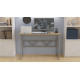 Письменный стол Ferrum-decor Раян 75x120x70 серый ДСП Дуб Сонома 16мм (FRD-101632) - фото 4