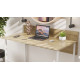 Письменный стол Ferrum-decor Скай 75x140x70 белый ДСП Дуб Сонома 16мм (FRD-101112) - фото 6