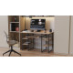 Письменный стол Ferrum-decor Скай 75x140x60 белый ДСП Дуб Сонома 16мм (FRD-101082) - фото 3