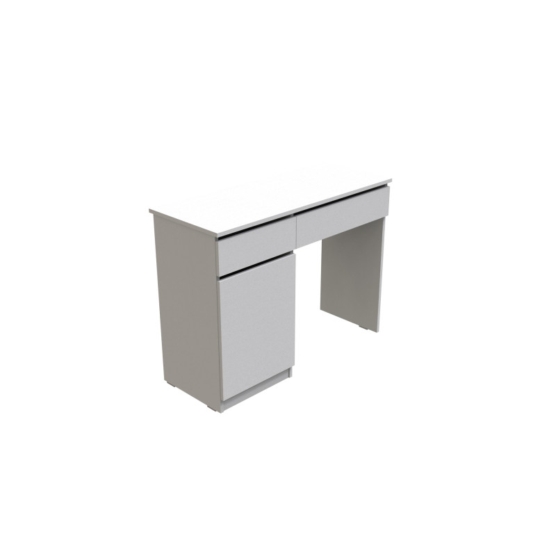 Стол компьютерный Вито Ferrum-decor 750x1000x400 ДСП Белое 16 мм (FRD-104818)