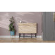Стіл трансформер книжка Вуді Ferrum-decor 75x130x90 Чорний метал ДСП Дуб Сан-Марино 16 мм (FRD-106748) - фото 14