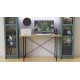 Стол письменный Line Лайт Ferrum-decor 75x100x50 Черный металл ДСП Дуб Сонома 16 мм (FRD-104839) - фото 4