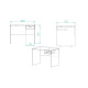 Стіл комп'ютерний Бад Ferrum-decor 75x100x70 ДСП Бетон 16 мм (FRD-104769) - фото 4