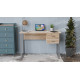 Компьютерный стол Ferrum-decor Дакота 75x120x60 серый ДСП Дуб Сан-Марино 16мм (FRD-102313) - фото 2