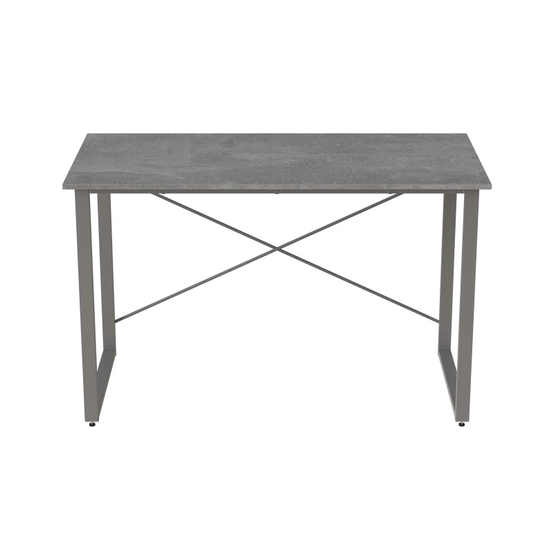 Стіл письмовий Дейв Ferrum-decor 75x140x70 Сірий метал ДСП Бетон 32 мм (FRD-106469)